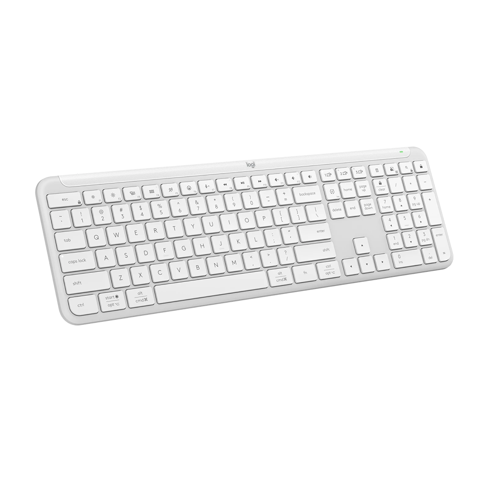 Teclado Inalambrico Logitech K950 Slim Blanco Mech