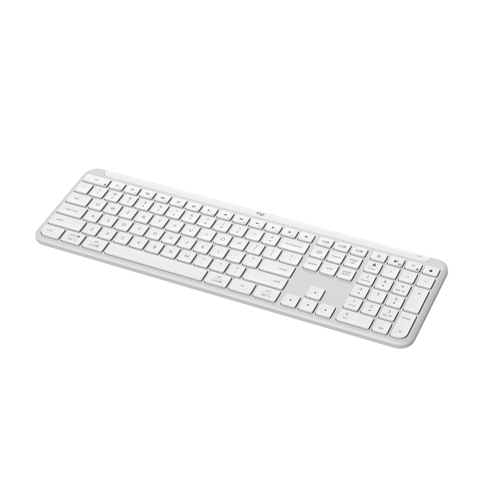 Teclado Inalambrico Logitech K950 Slim Blanco Smart