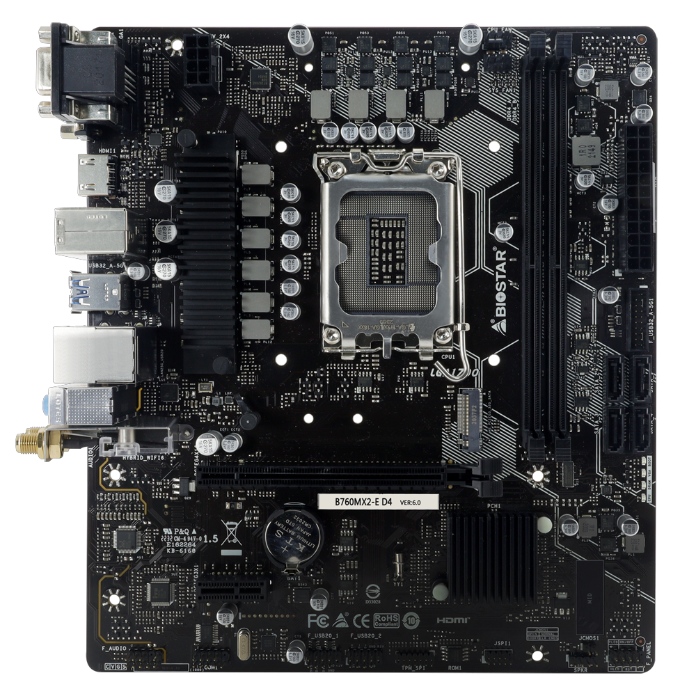 Motherboard Biostar B760MX2-E D4 S1700