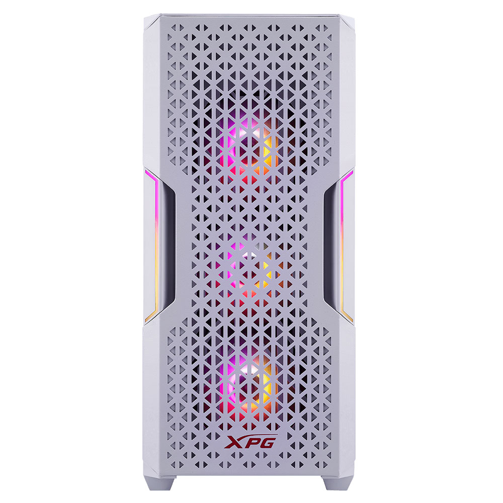 Gabinete Adata XPG  Starker Air TG Con Coolers x2 ARGB Blanco