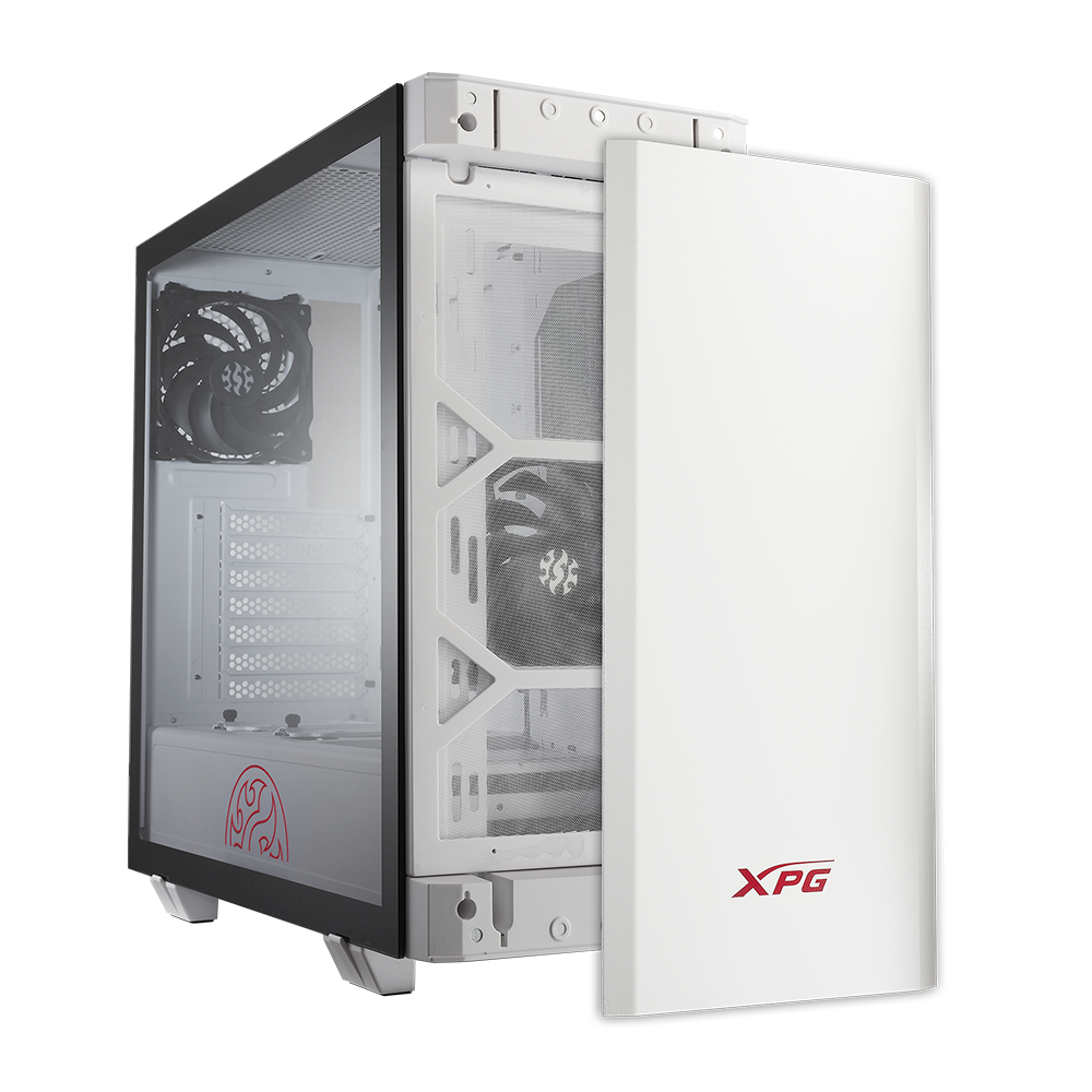 Gabinete Adata XPG Invader TG Con Coolers x2 Blanco