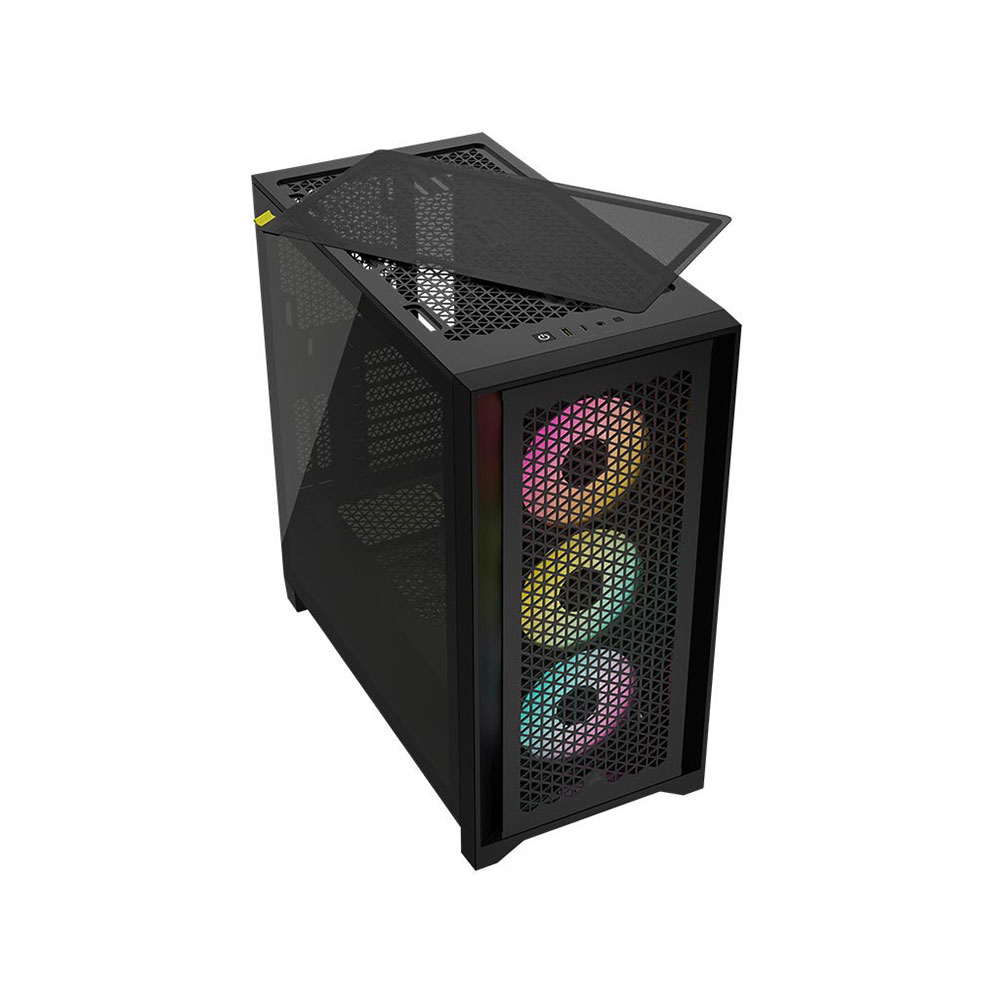 Gabinete Corsair Icue 5000D TG Airflow Negro