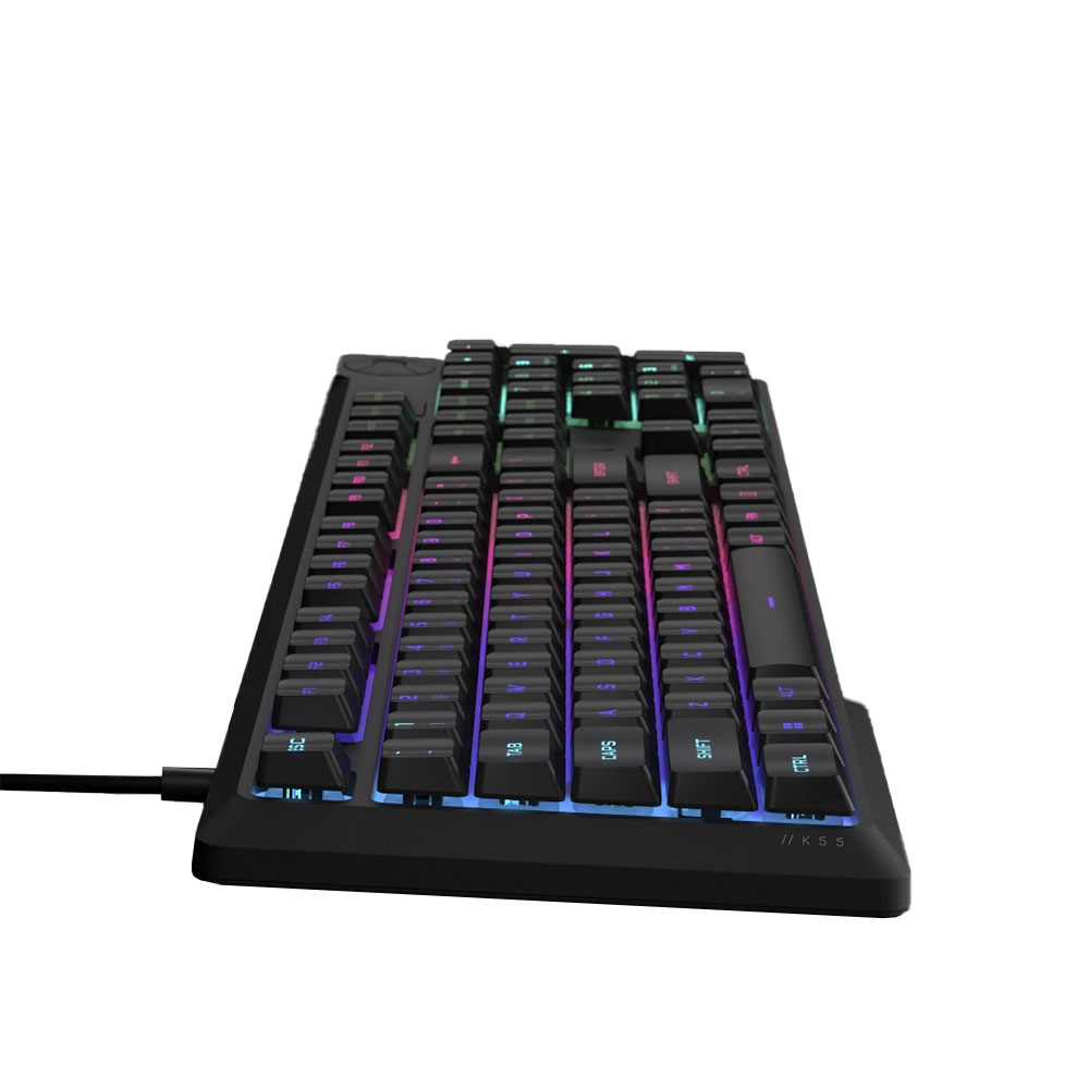 Teclado Corsair K55 Core RGB Rubberdome