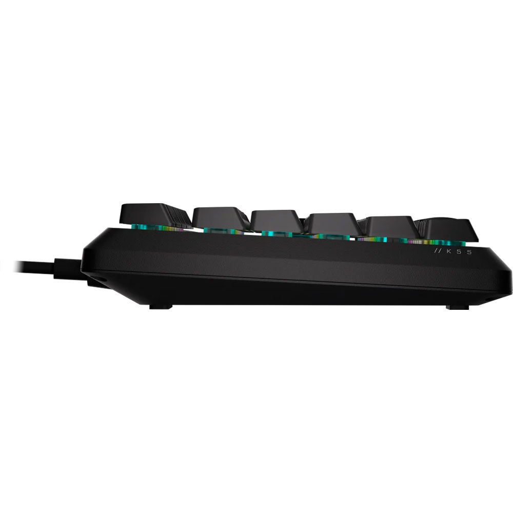 Teclado Corsair K55 Core RGB Rubberdome