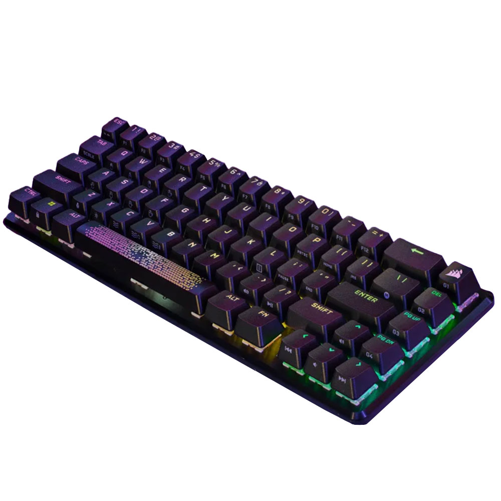 Teclado Corsair K65 Pro Mini RGB 65% Black PBT Keycaps