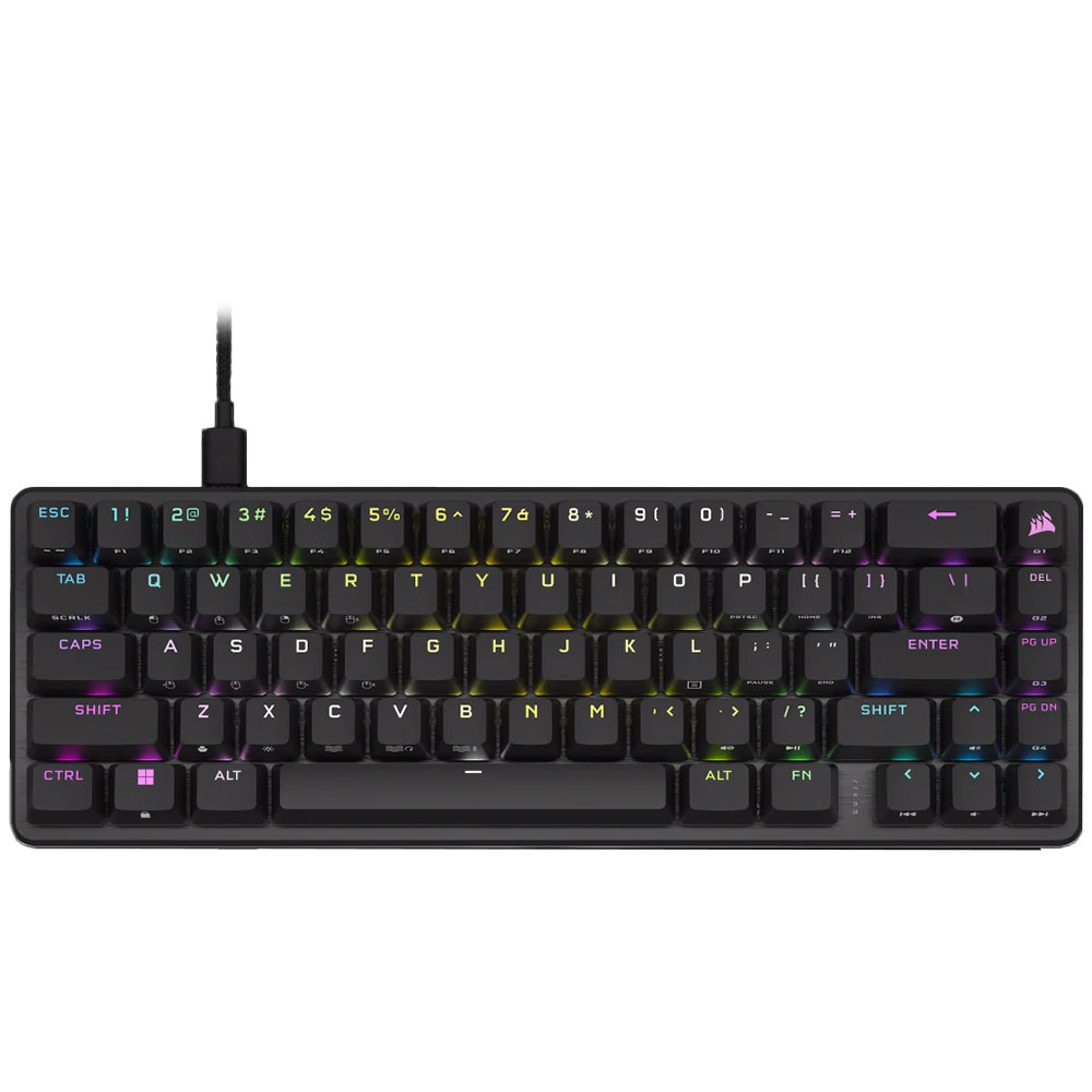 Teclado Corsair K65 Pro Mini RGB 65% OPX Black PBT Keycaps