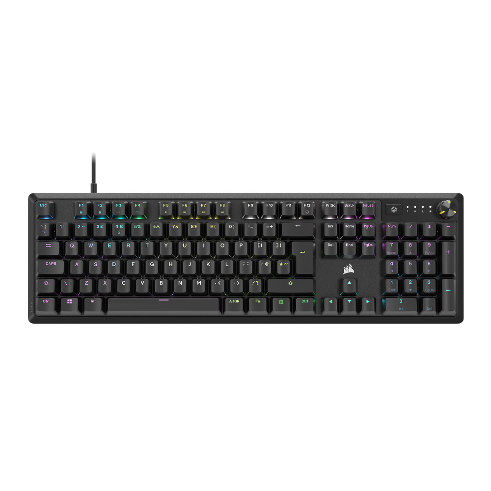 Teclado Corsair K70 RGB Core Negro ESP SW RED