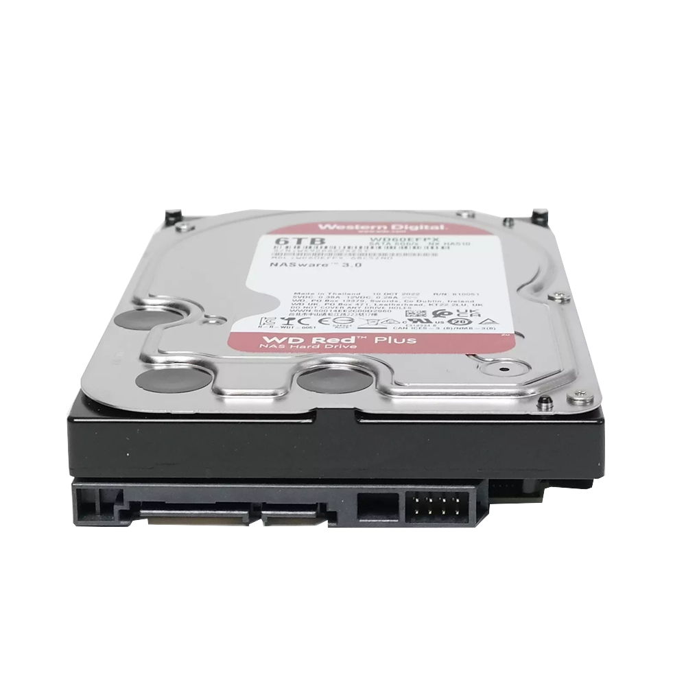 Disco Rigido HDD WD Western Digital 6Tb SATA III Para NAS Red Plus