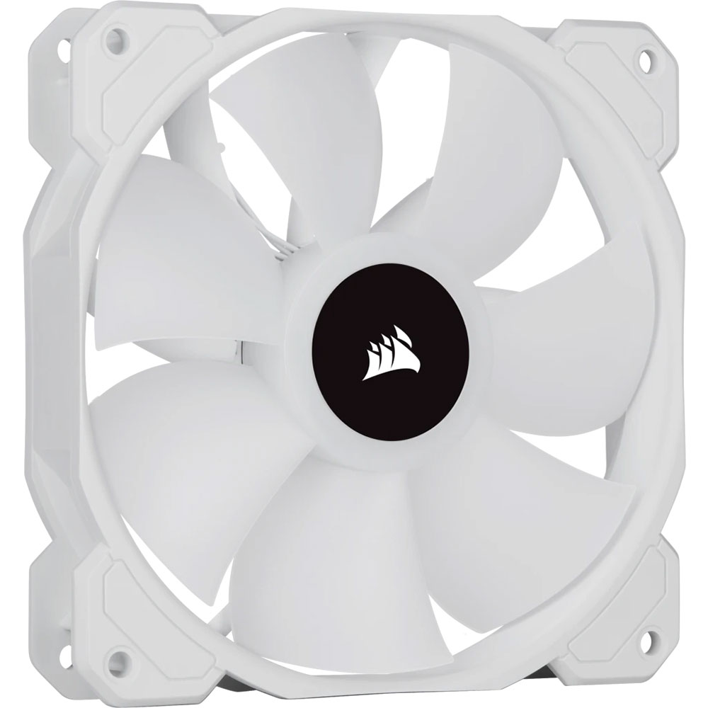 Fan Cooler Corsair SP120MM RGB Elite PWM Pack X3 C/Lightning Node Core White