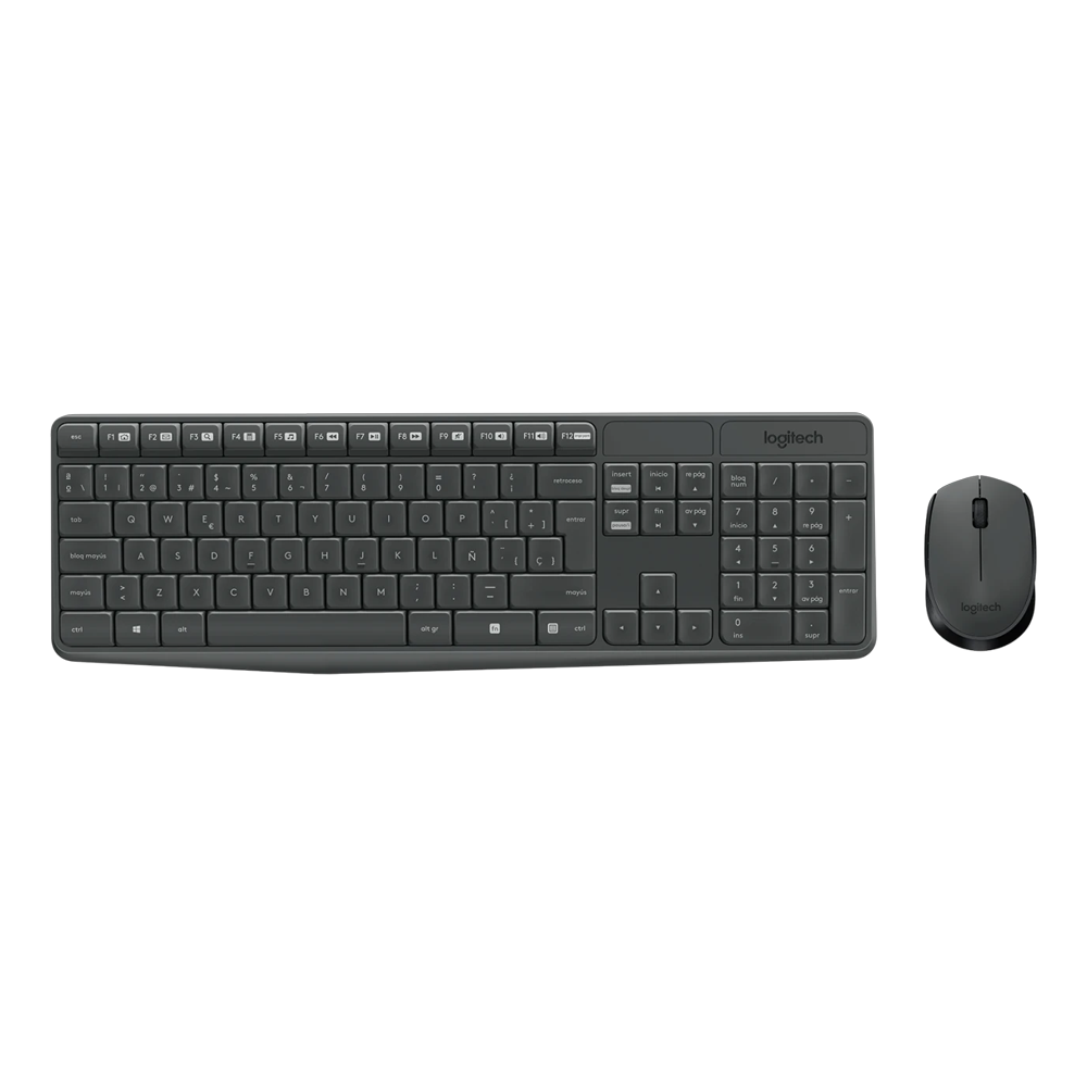 Kit Teclado y Mouse Inalambrico Logitech Mk 235