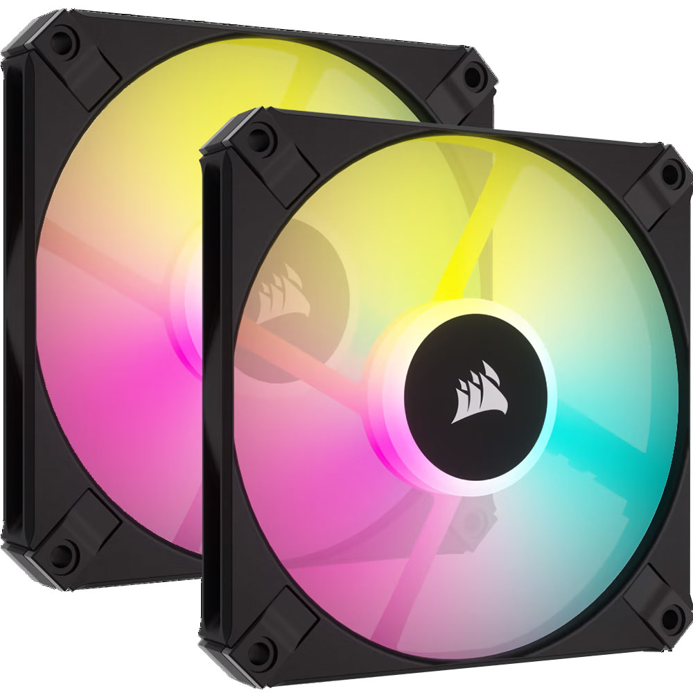 Fan Cooler Corsair Icue AF120 RGB Slim Black Pack x2