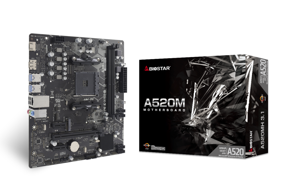 Motherboard Biostar A520M H AM4 Sin VGA