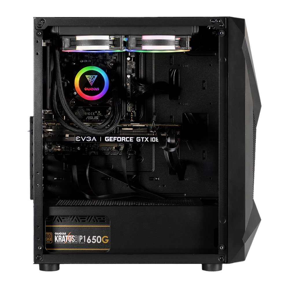 Gabinete Gamdias Athena E1 Elite C/Coolers x2 TG