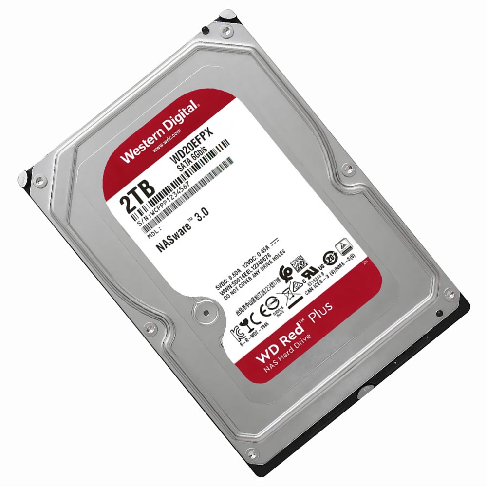 Disco Duro HDD 2 Tb Western Digital WD Sata III RED Nas PLUS