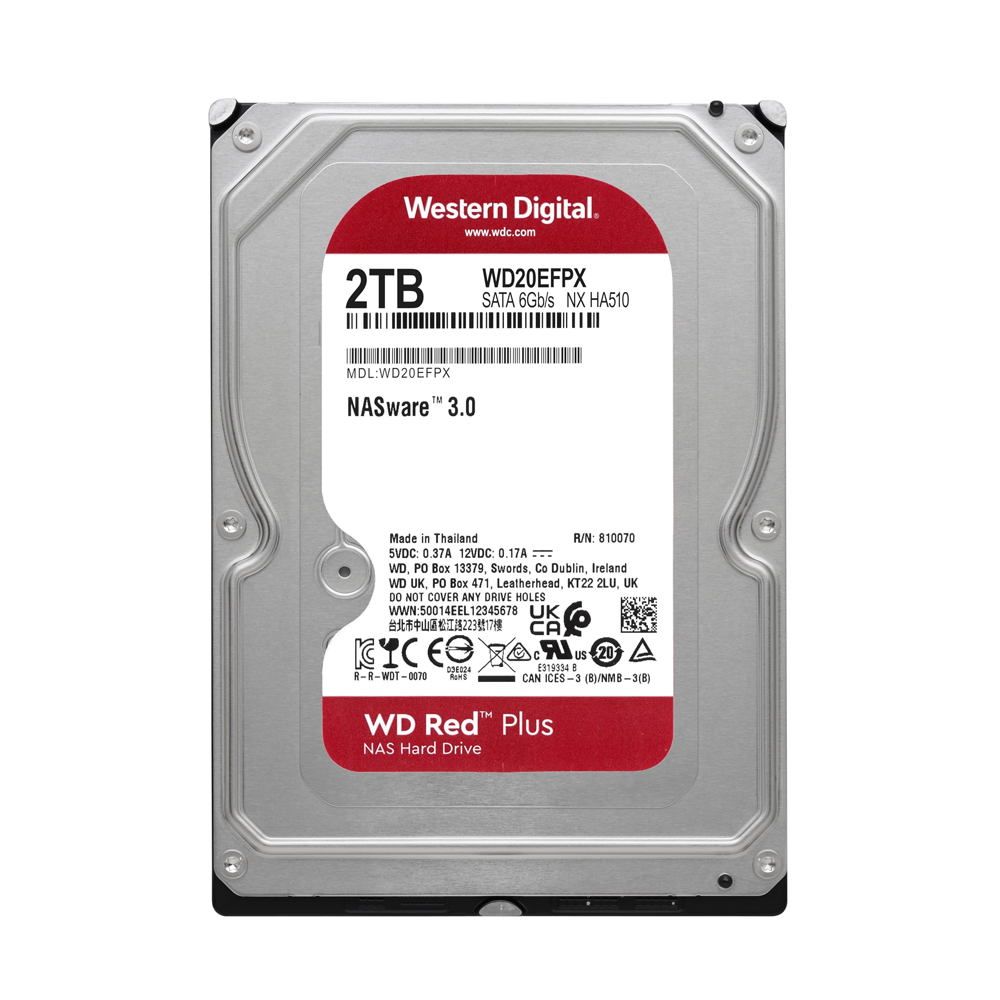 Disco Duro HDD 2 Tb Western Digital WD Sata III RED Nas PLUS