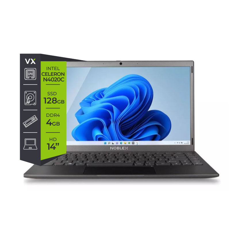 Notebook Noblex Celeron N4020C 4Gb 128Gb 14.1 HD W11