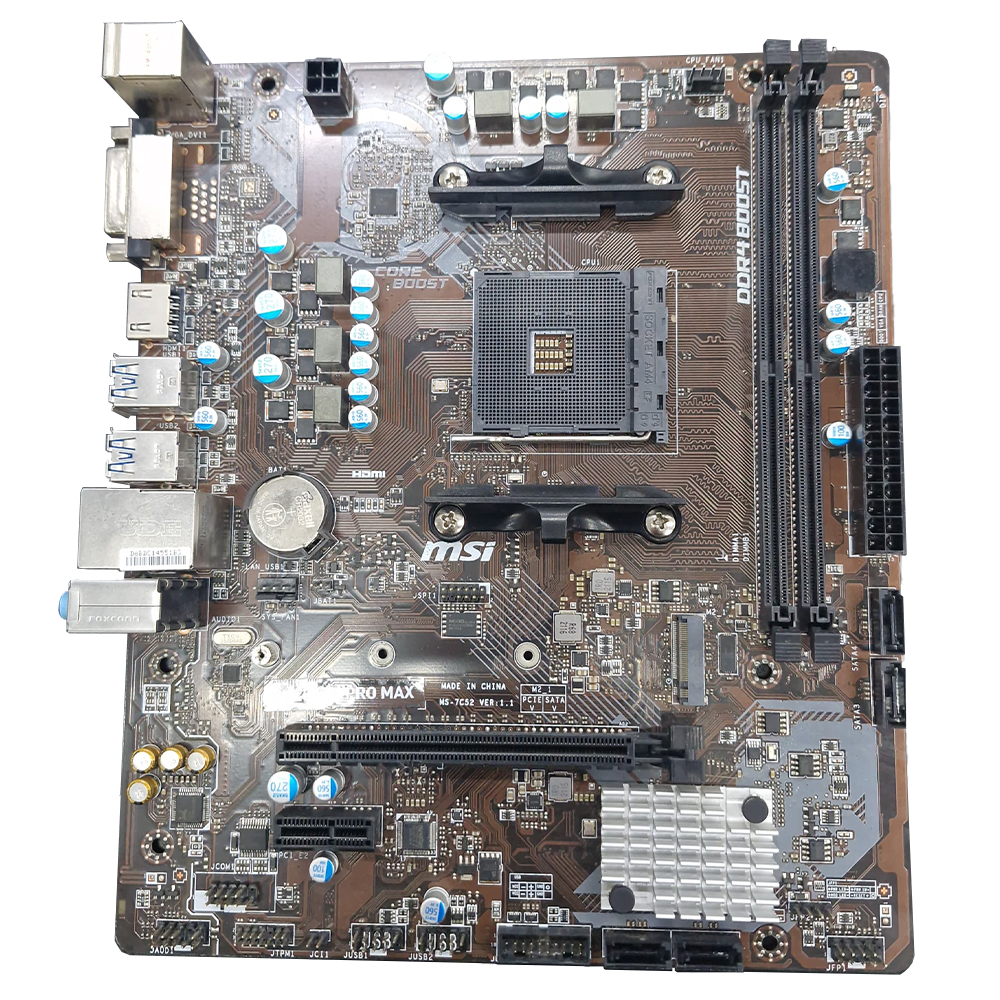 Outlet Motherboard MSI A320M-A PRO MAX AM4 Sin VGA