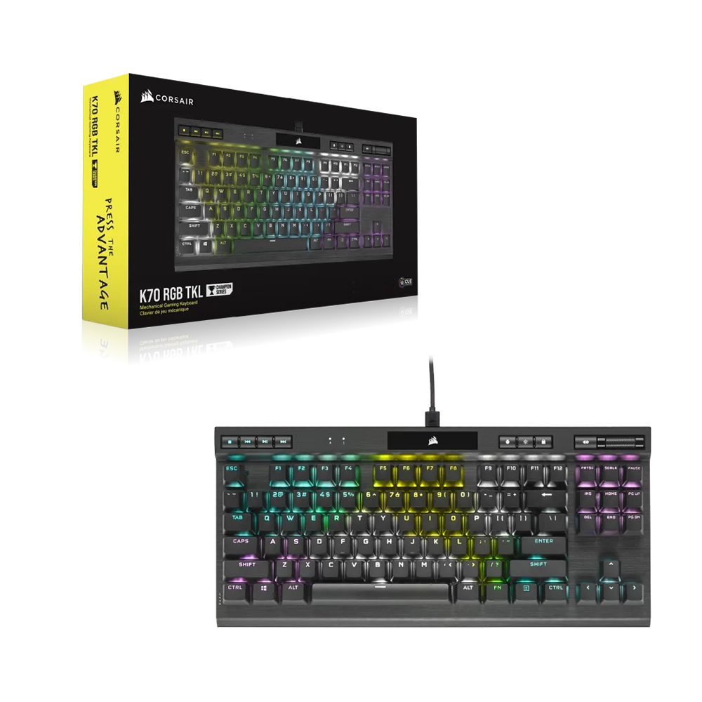 Teclado Corsair K70 RGB TKL Champion Series Cherry MX Speed Ingles