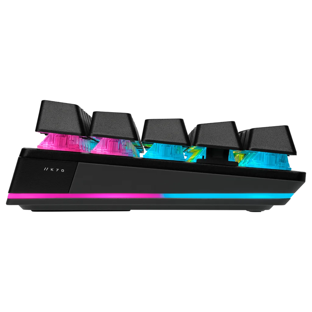 Teclado Corsair K70 Pro Mini Wireless RGB 60 Cherry MX Black PBT