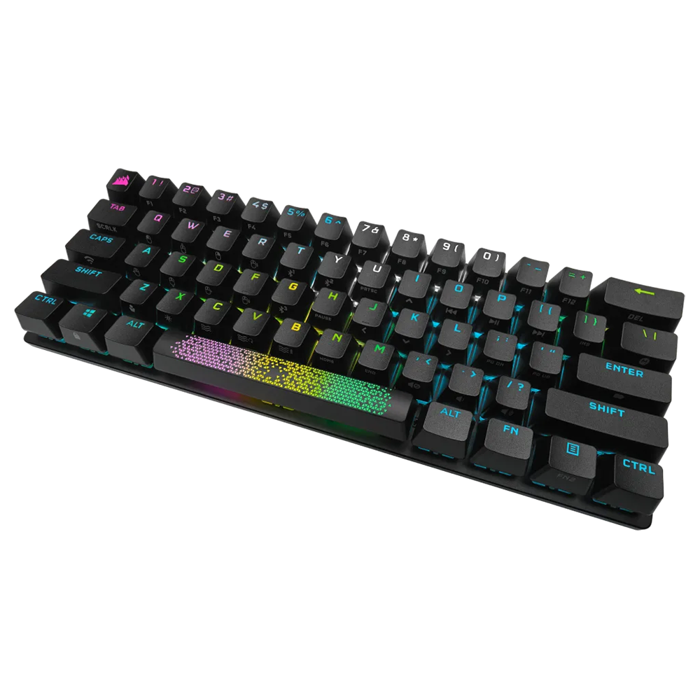 Teclado Corsair K70 Pro Mini Wireless RGB 60 Cherry MX Black PBT