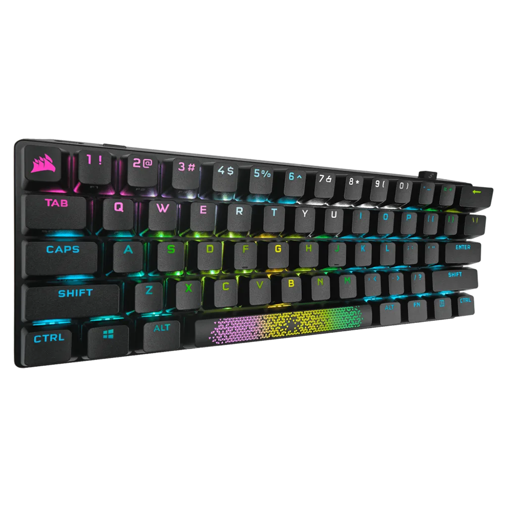 Teclado Corsair K70 Pro Mini Wireless RGB 60 Cherry MX Black PBT