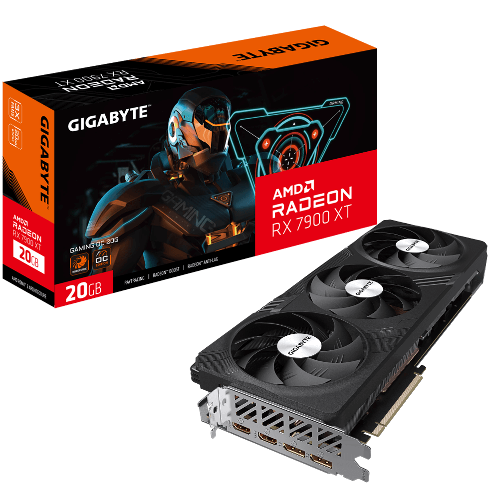 Placa de Video Gigabyte ATI Radeon RX 7900XT Gaming OC 20GB