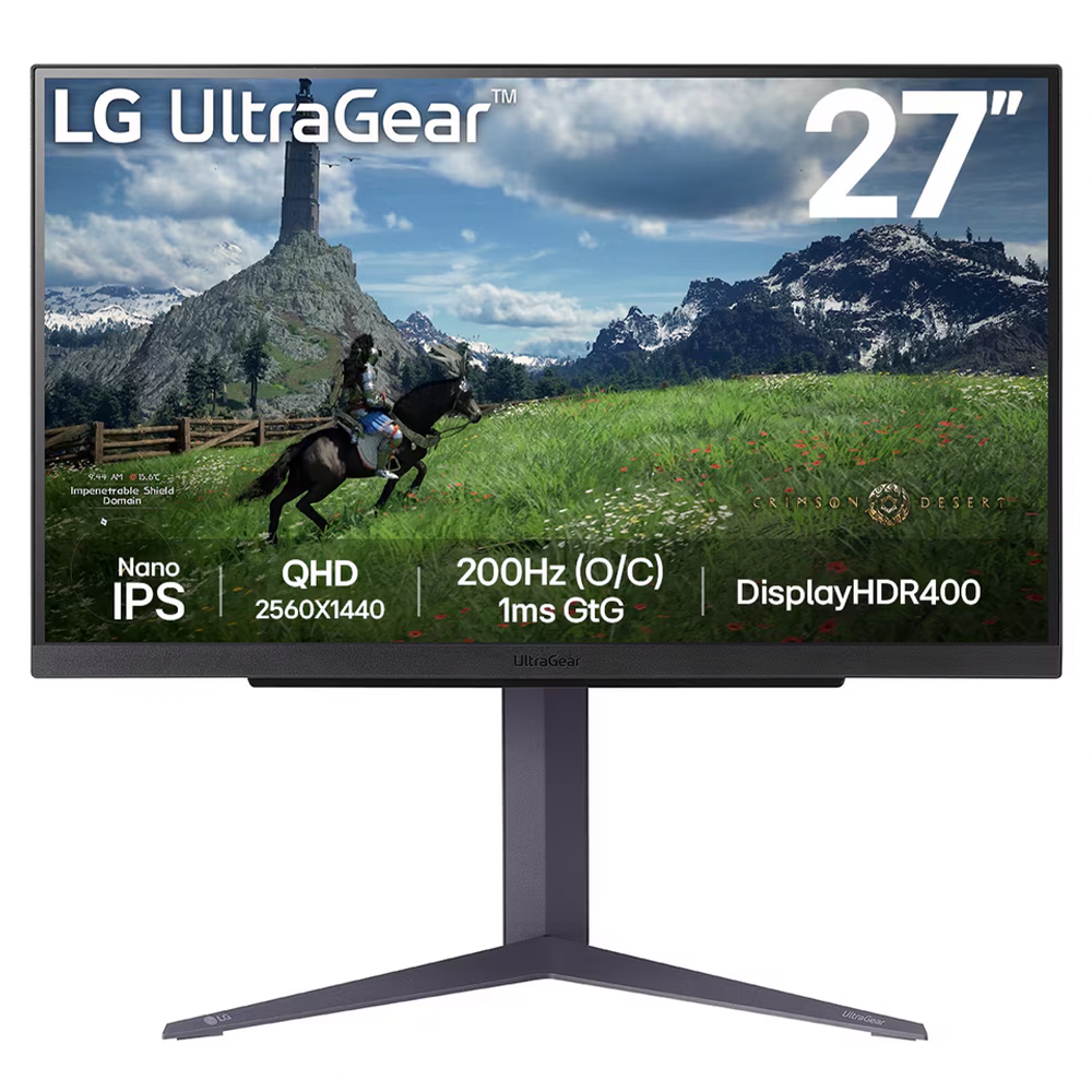 Monitor 27 LG 27GS85Q-B Nano IPS QHD 180Hz Gamer