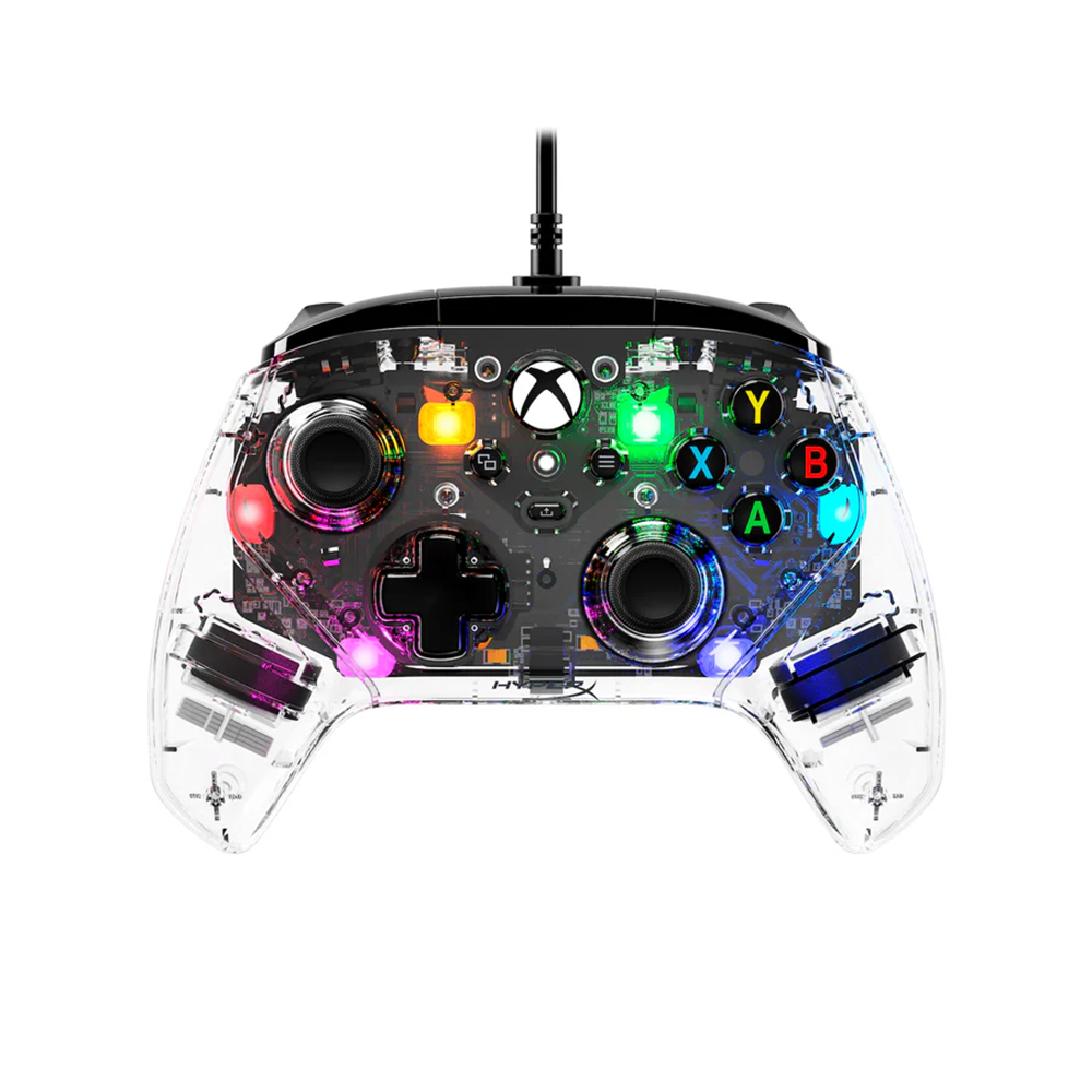 Joystick Hyperx Clutch Gladiate RGB Transparente XBOX