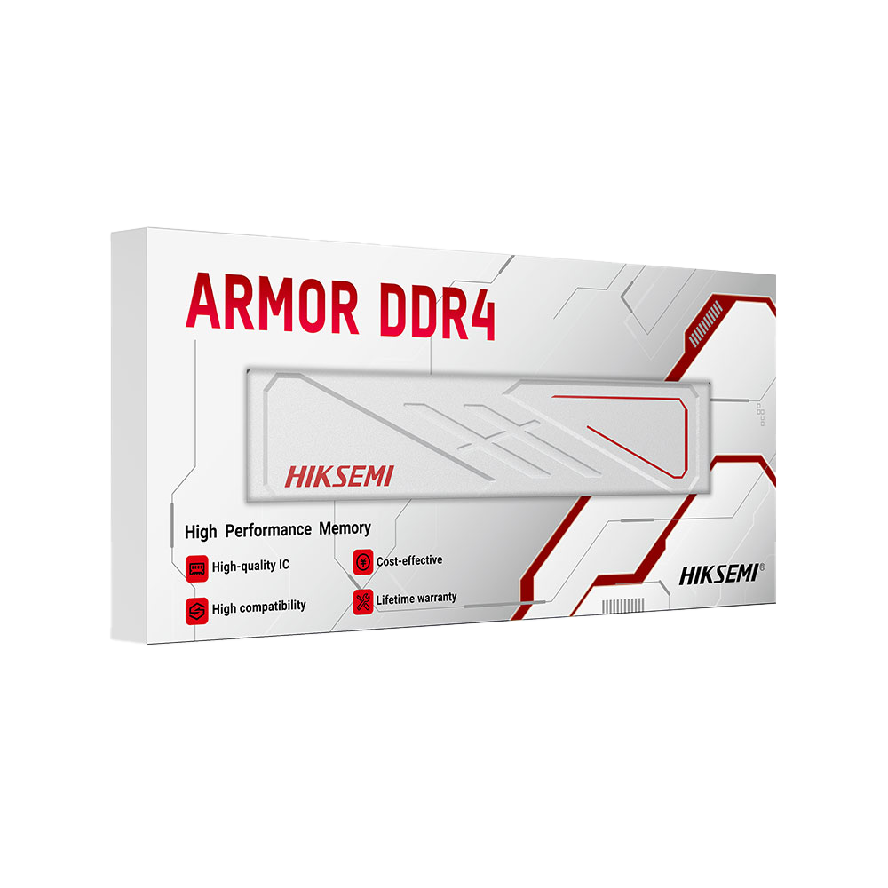 Memoria Ram Hiksemi DDR4 8Gb 3200Mhz Armor White