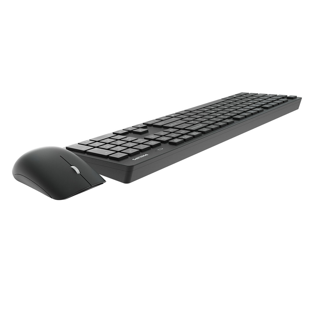 Kit Teclado y Mouse Inalambrico Philips C602 Black