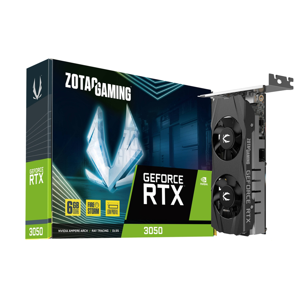 Placa de Video Zotac Nvidia Geforce RTX 3050 LP 6G D6