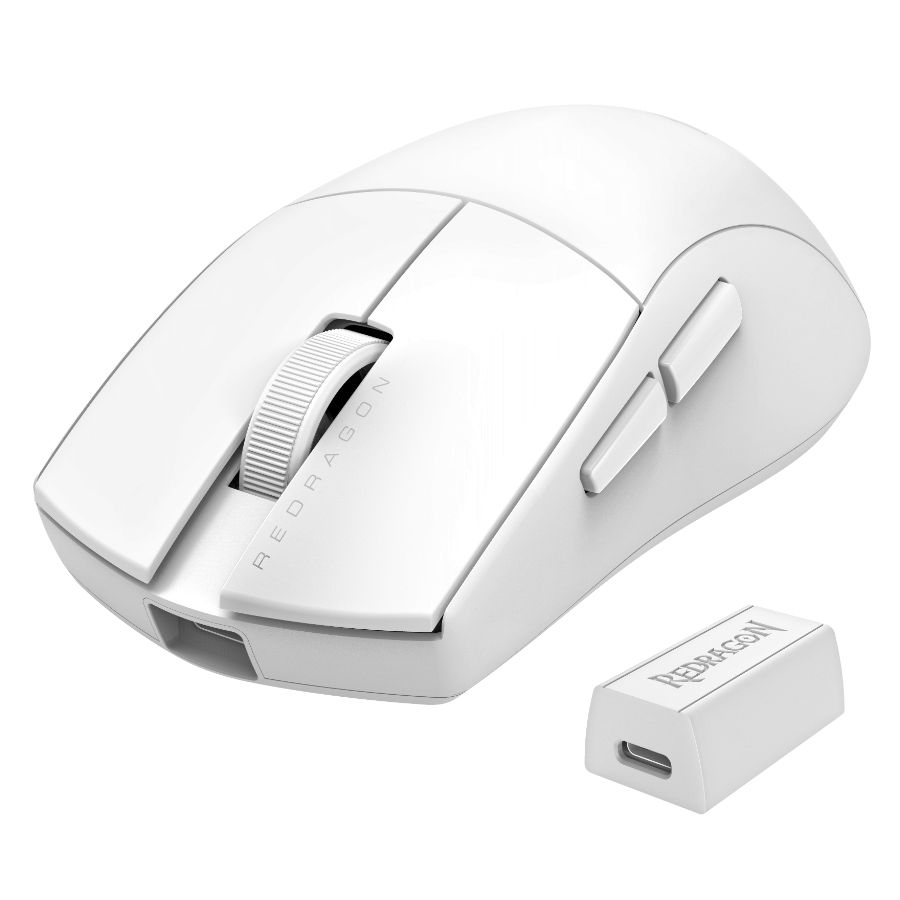 Mouse Inalambrico Redragon K1ng Pro M916p 4K Blanco