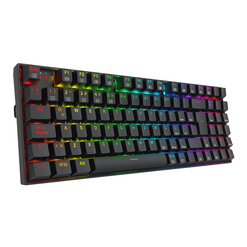 Teclado Redragon Ziggs Red Switch 94 Teclas Esp