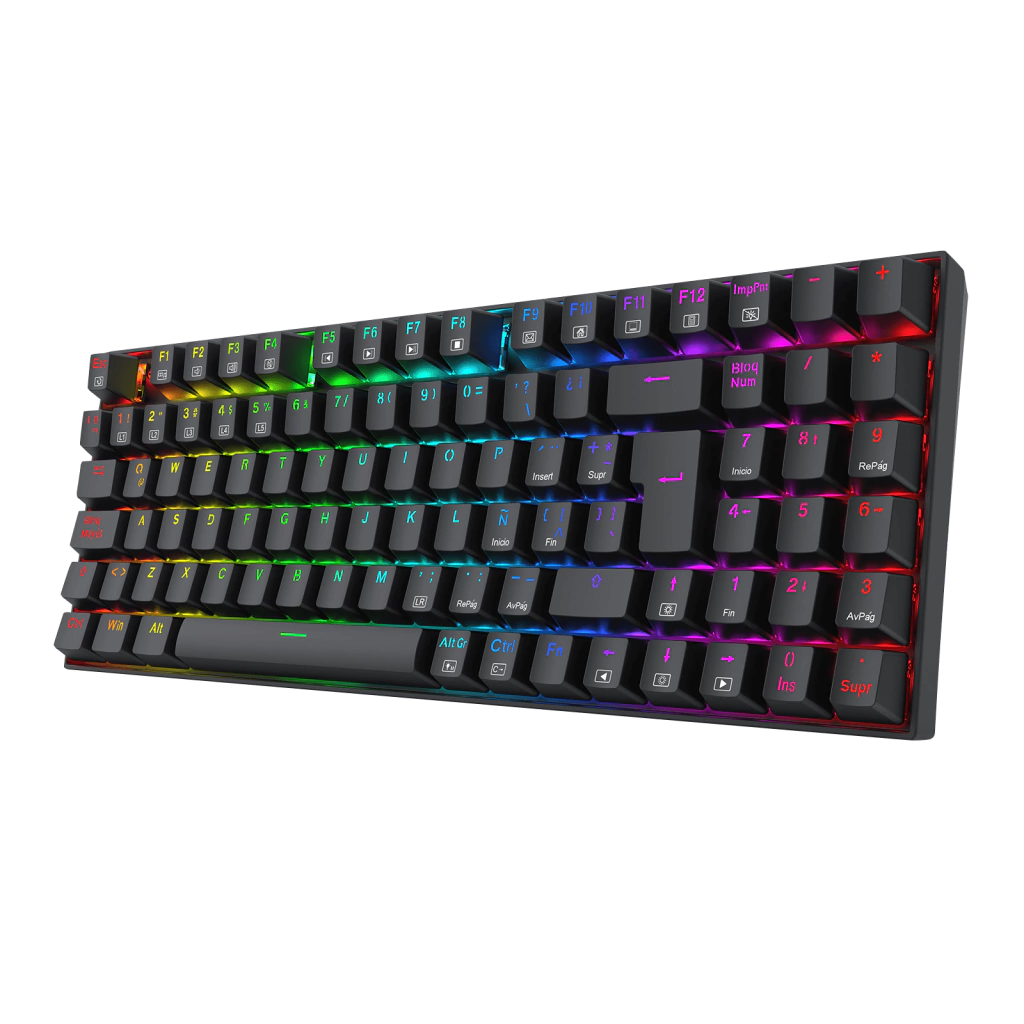 Teclado Redragon Ziggs Red Switch 94 Teclas Esp