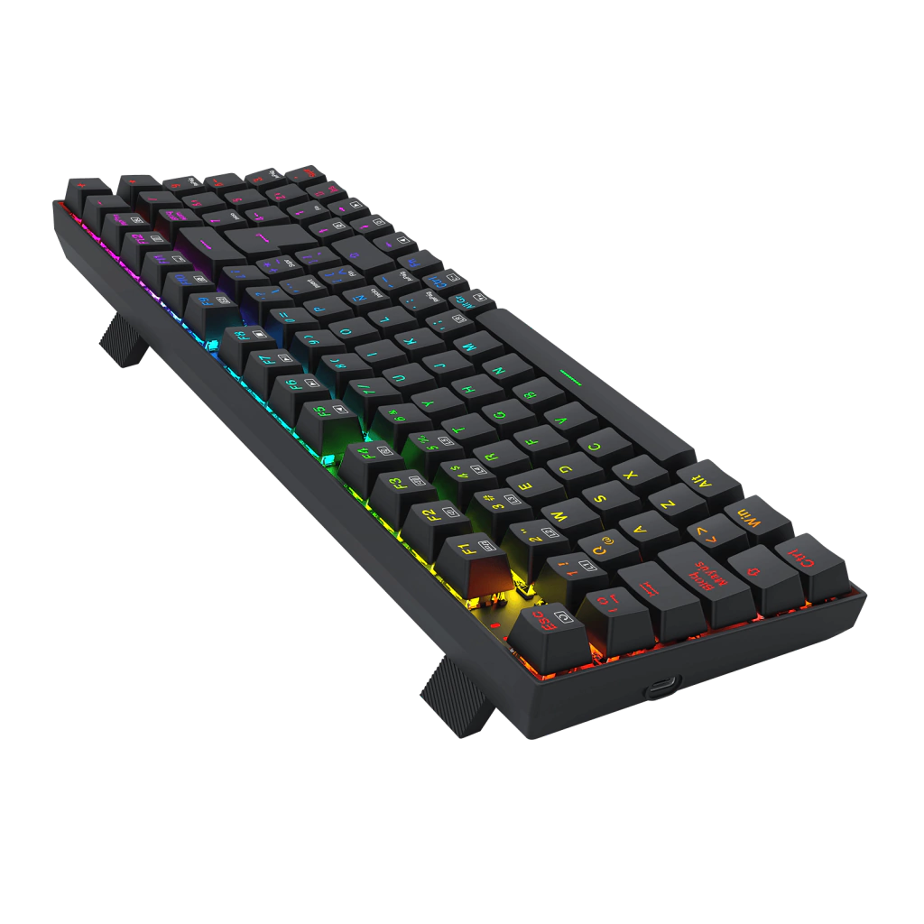 Teclado Redragon Ziggs Red Switch 94 Teclas Esp