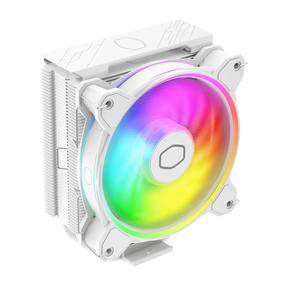 Fan Cooler CPU Cooler Master Hyper 212 Halo White