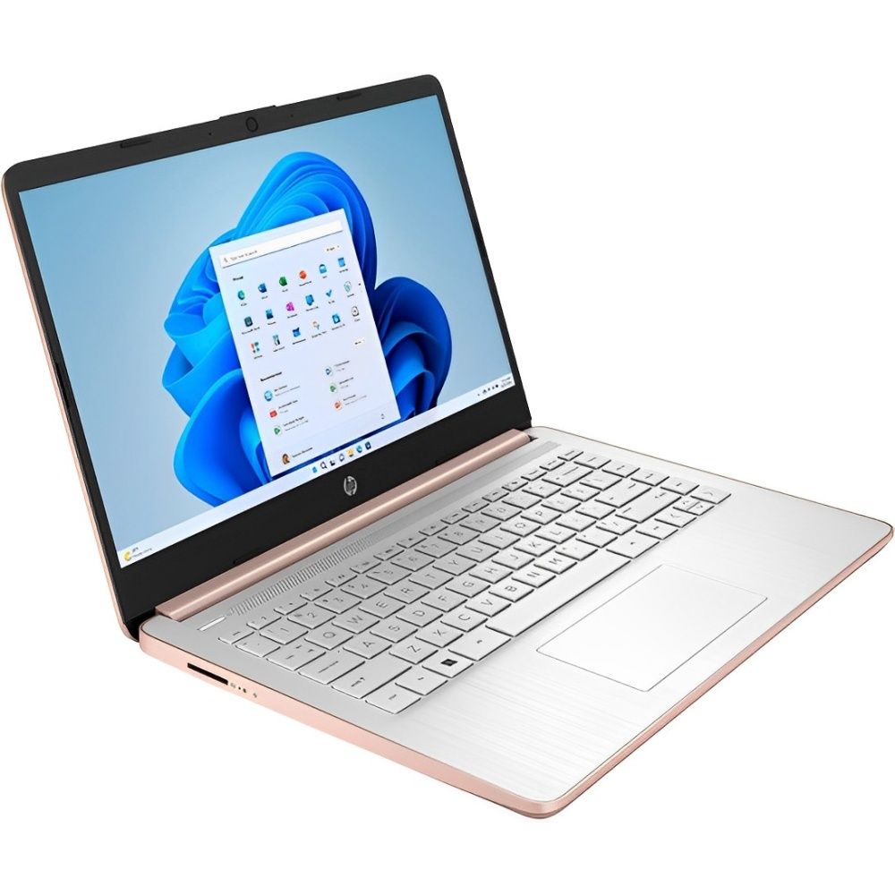 Notebook HP 14-DQ0762DX Celeron N4120 4Gb SSD 128Gb 14 W11 Rose Gold