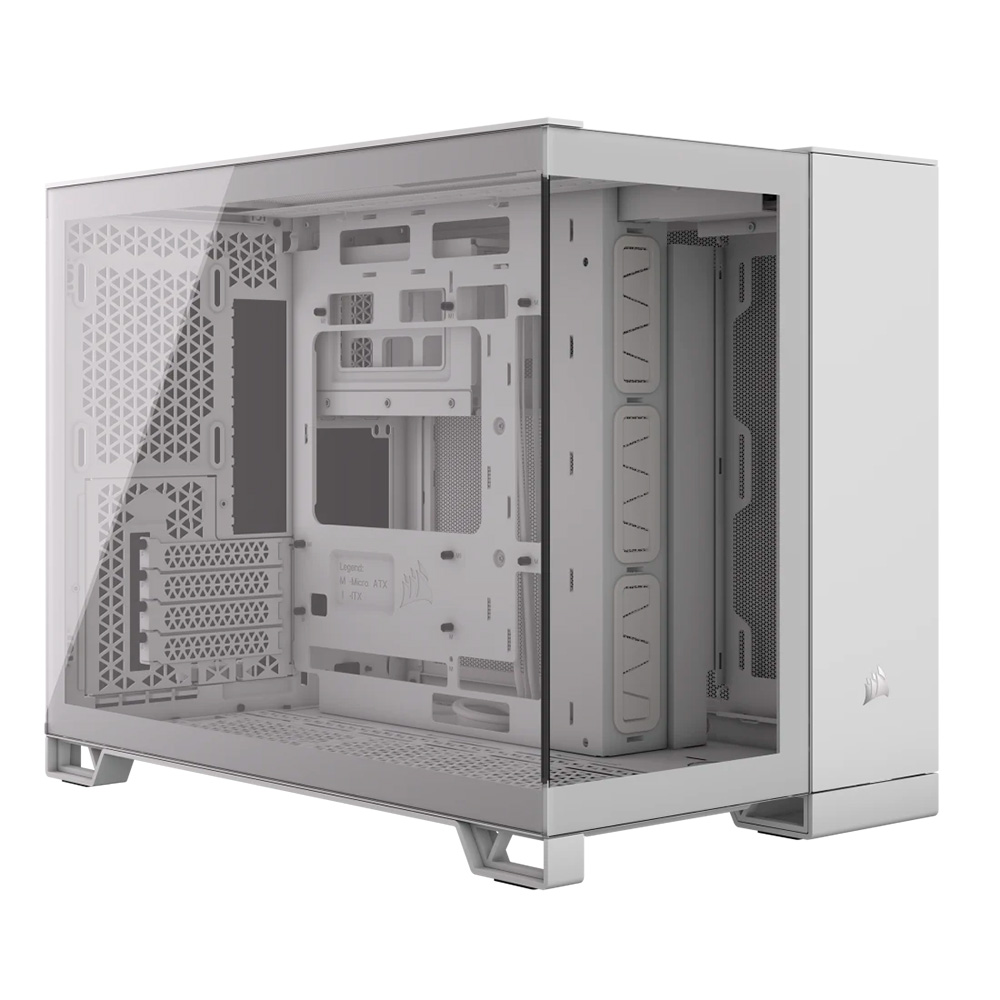 Gabinete Corsair 2500x TG Dual Chamber Blanco