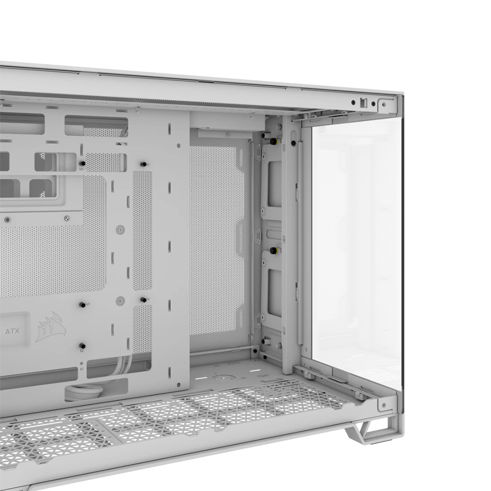 Gabinete Corsair 2500x TG Dual Chamber Blanco