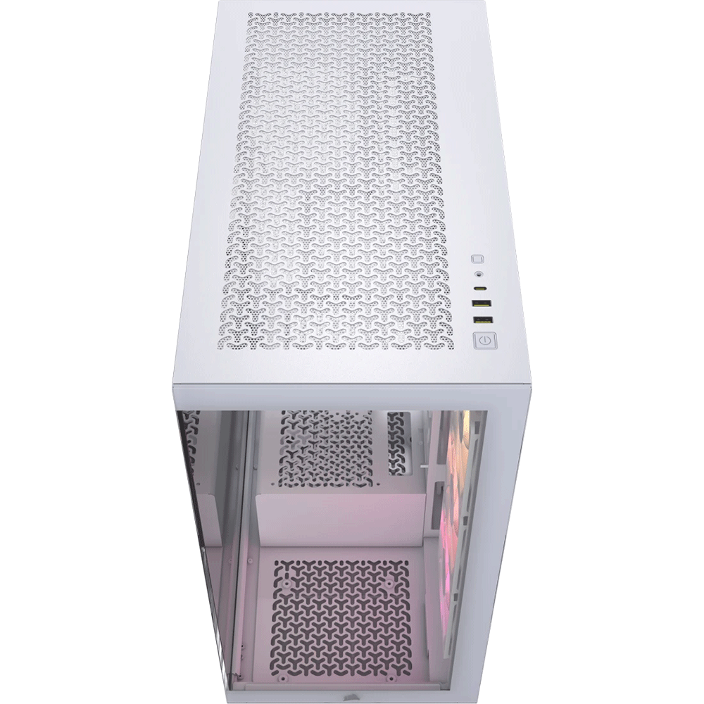 Gabinete Corsair 3500x TG ARGB C/Cooler X3 White