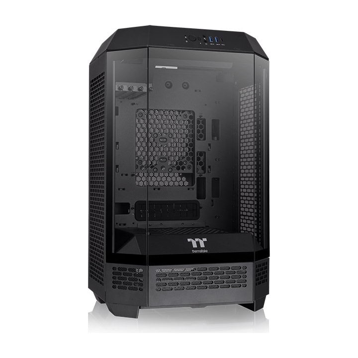 Gabinete Thermaltake The Tower 300 TG C/Coolers x2 Black