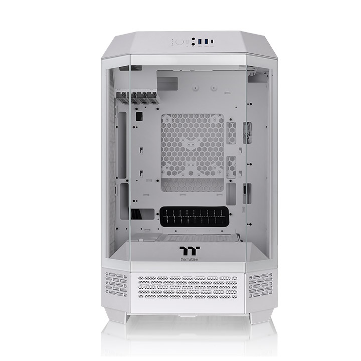 Gabinete Thermaltake The Tower 300 TG C/Coolers X2 Snow White