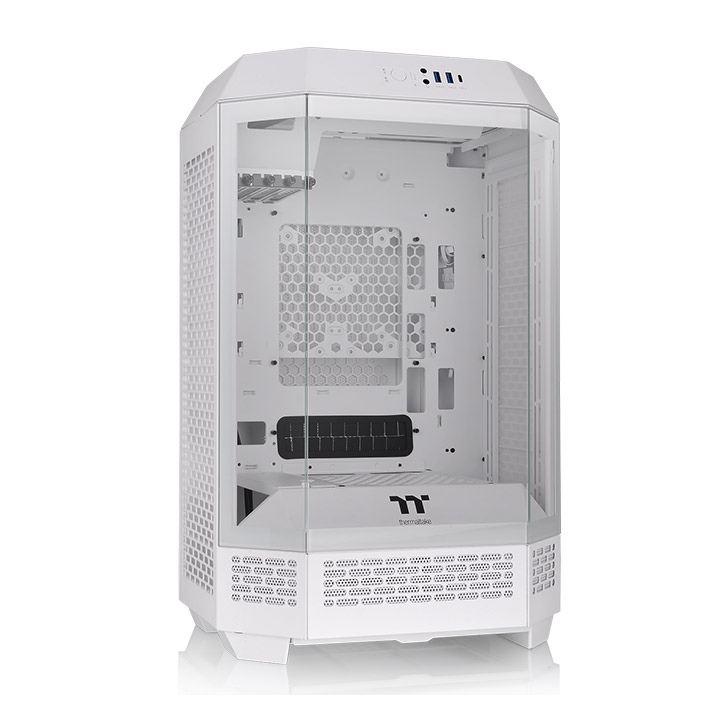 Gabinete Thermaltake The Tower 300 TG C/Coolers X2 Snow White