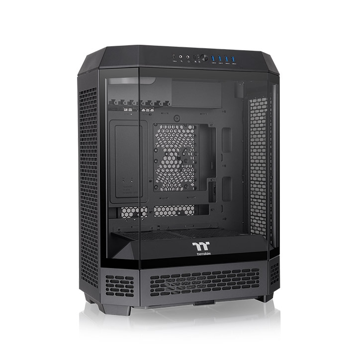 Gabinete Thermaltake The Tower 600 TG C/Coolers x2 ARGB Black