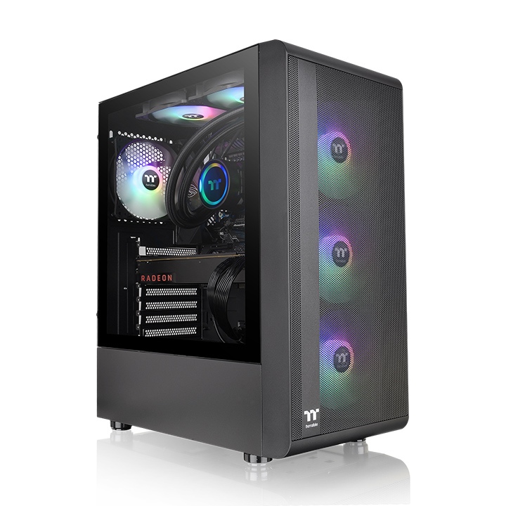 Gabinete Thermaltake S200 TG C/Coolers x4 ARGB Black