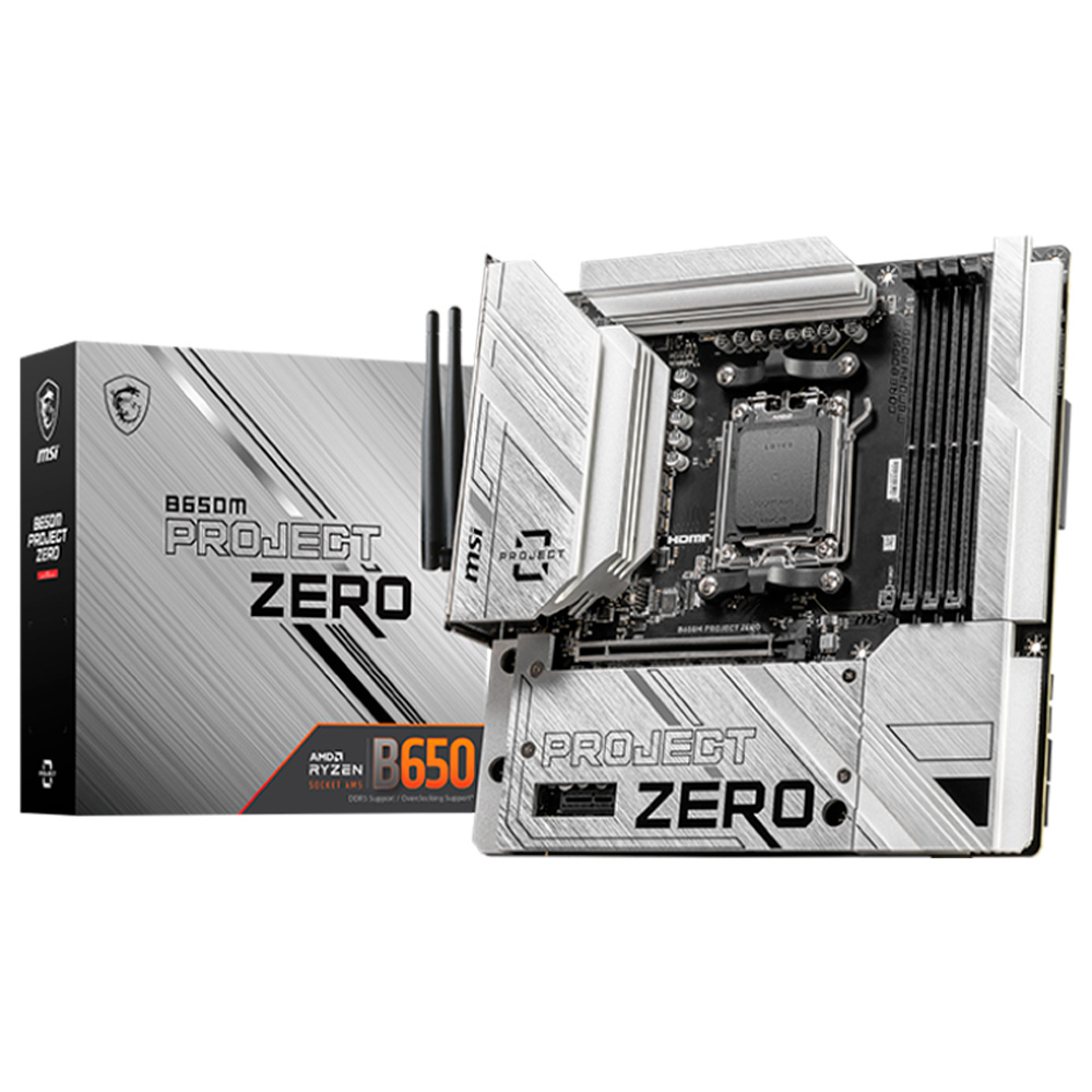 Motherboard MSi B650m Project Zero AM5