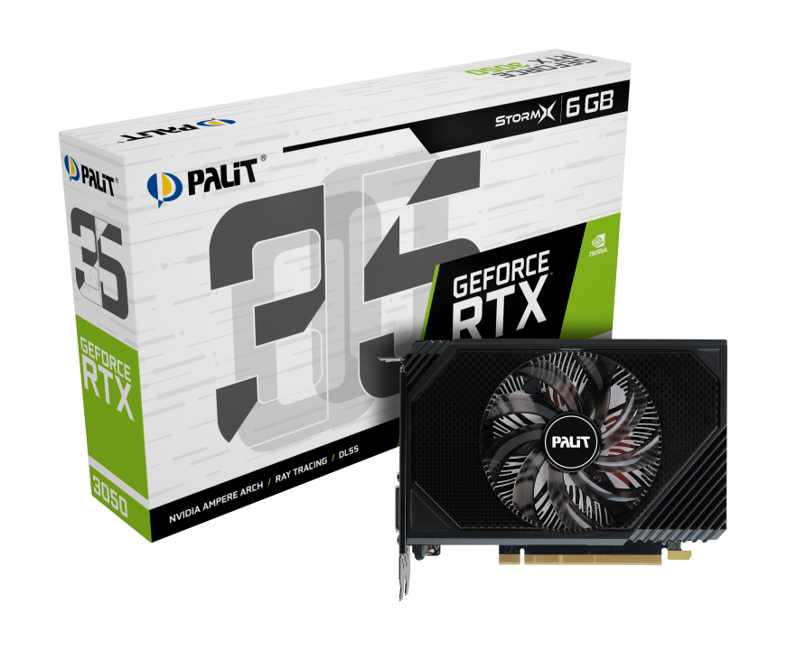 Placa De Video Palit Nvidia GeForce RTX 3050 Stormx 6GB GDDR6