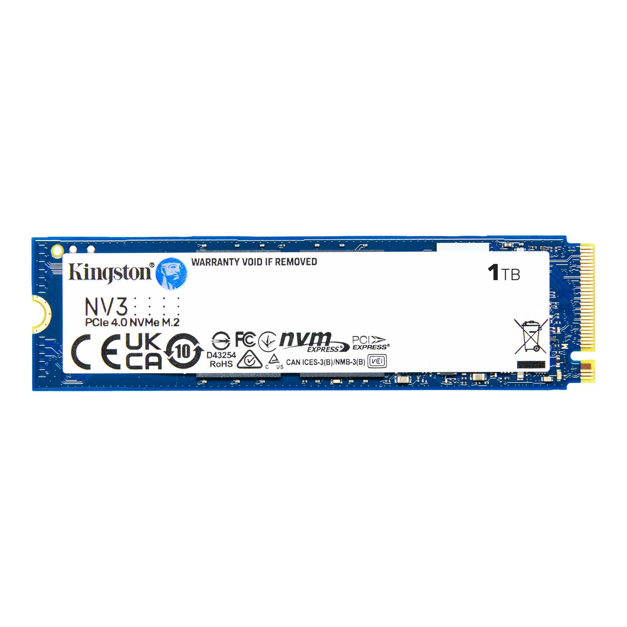 Disco de Estado Solido SSD 1TB Kingston M2 NVME 2280 NV3 6000MB/s