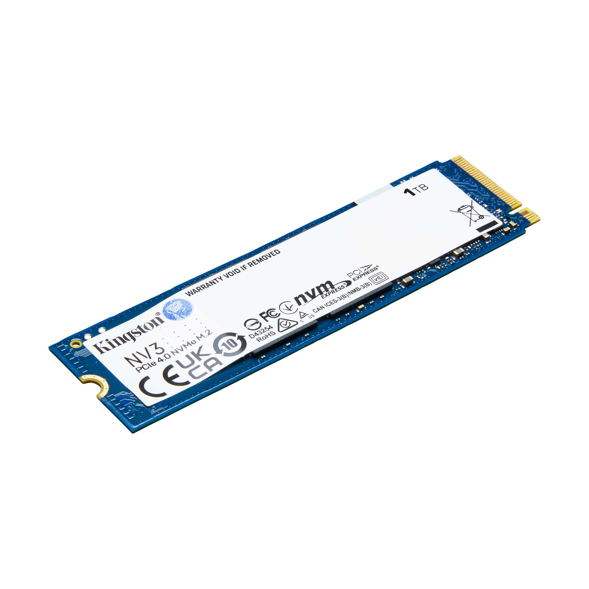 Disco de Estado Solido SSD 1TB Kingston M2 NVME 2280 NV3 6000MB/s