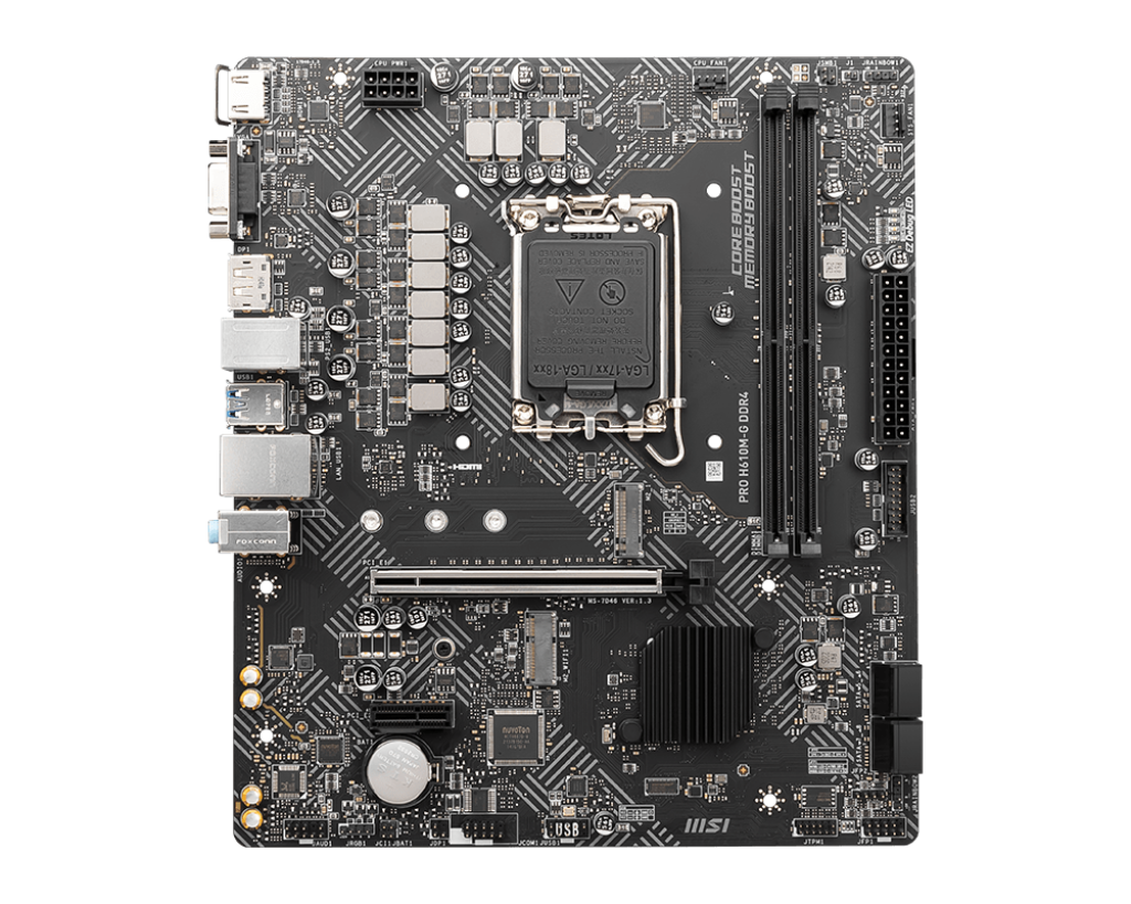 Motherboard MSI Pro H610m-S DDR4 Box S1700